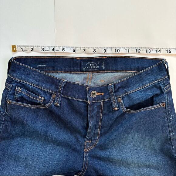 Lucky Brand Brand Sofia Boot Blue Jeans Size 6/28 Regular - Picture 5 of 12